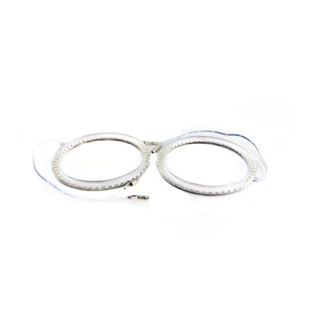 Race Sport 100Mm Led Angel Eyes (White) (Pair) Pr RS-100MM-66W